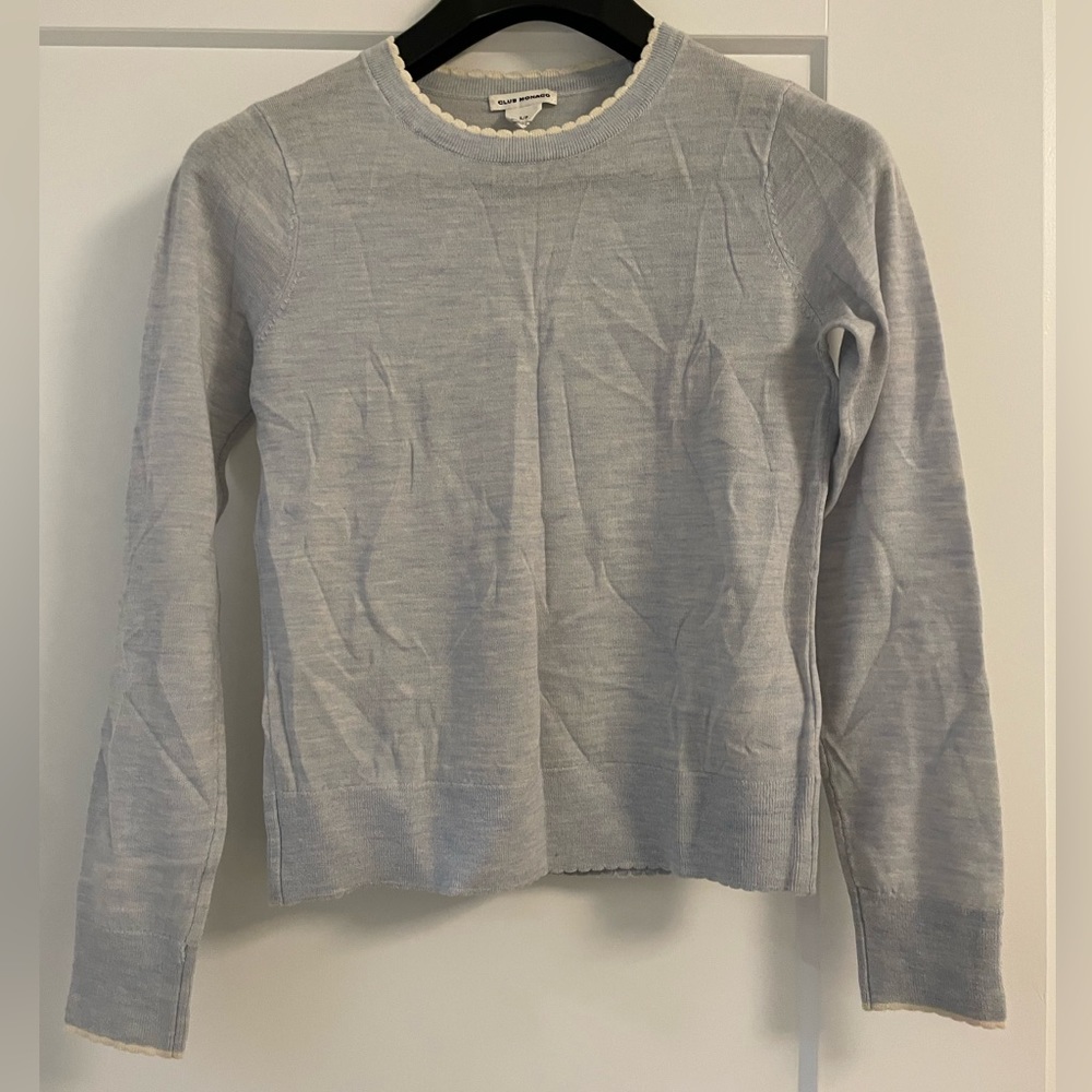 Club Monaco Thin Marino Wool Sweater